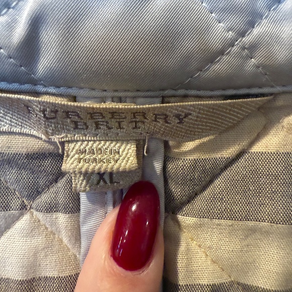 Burberry Cream Quilted Jacket - Picture 9 of 14